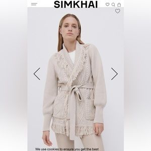 Natural colored cardigan